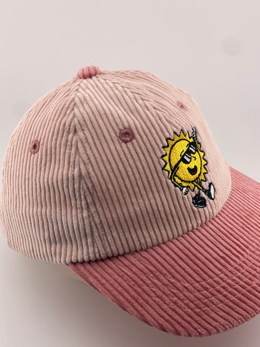 Pink Mini Rays Hat - Soft, Stylish & UV-Safe