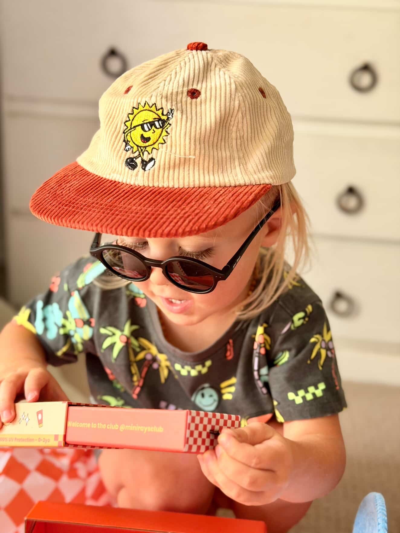 Orange Mini Rays Hat
