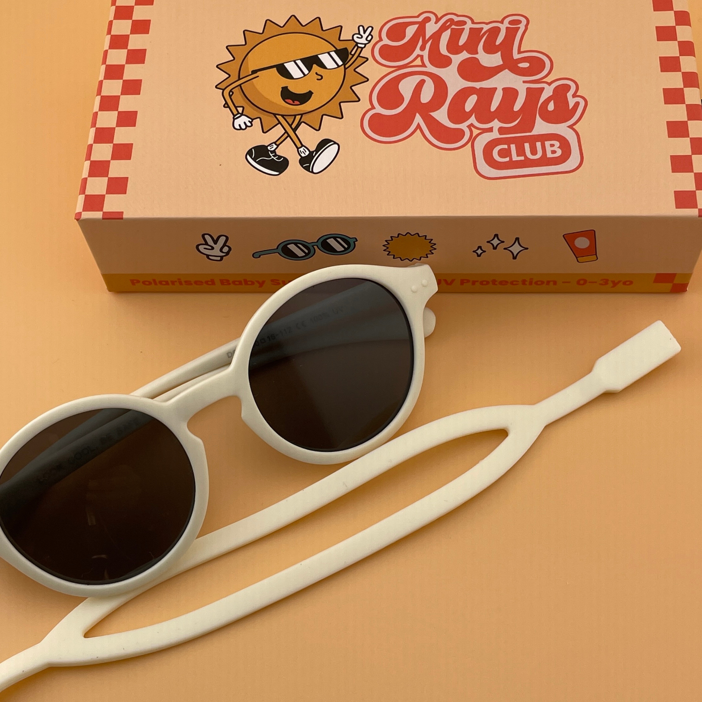 White Mini Rays Sunglasses