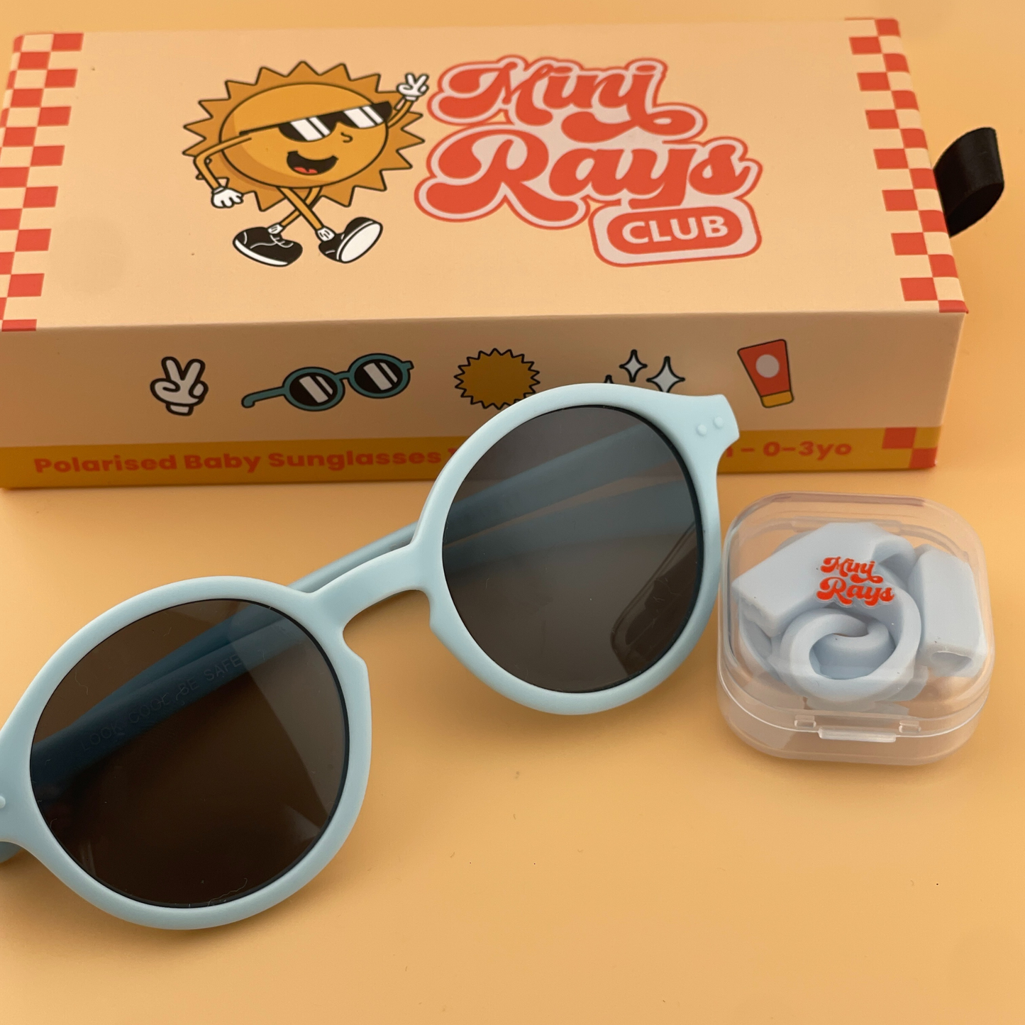 Light Blue Mini Rays Sunglasses