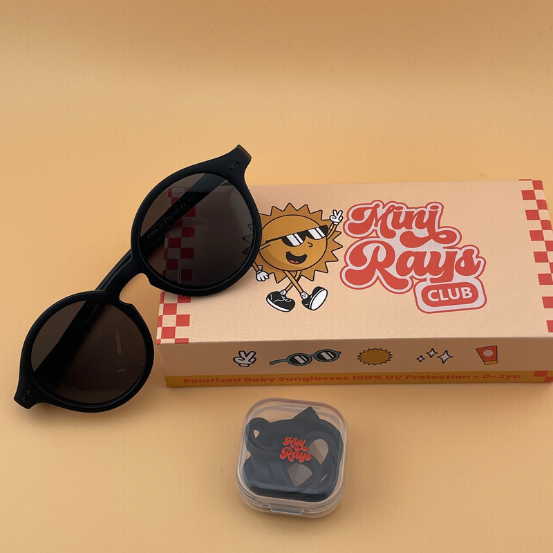 Black Mini Rays Sunglasses