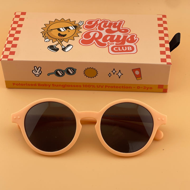 Peach Mini Rays Sunglasses