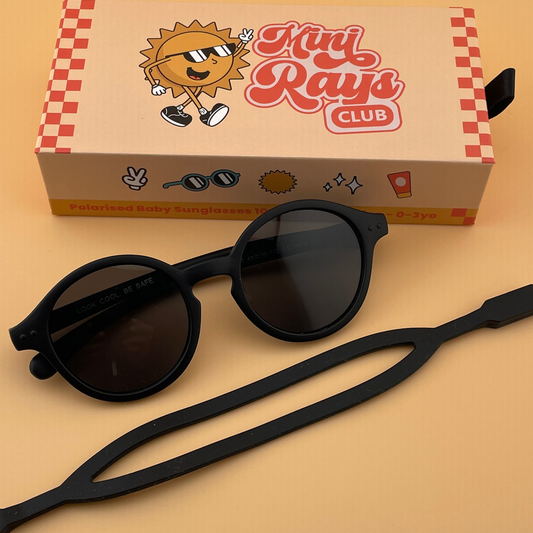Black Mini Rays Sunglasses