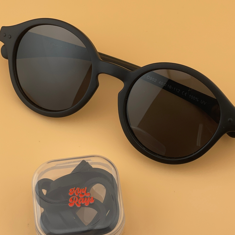 Black Mini Rays Sunglasses