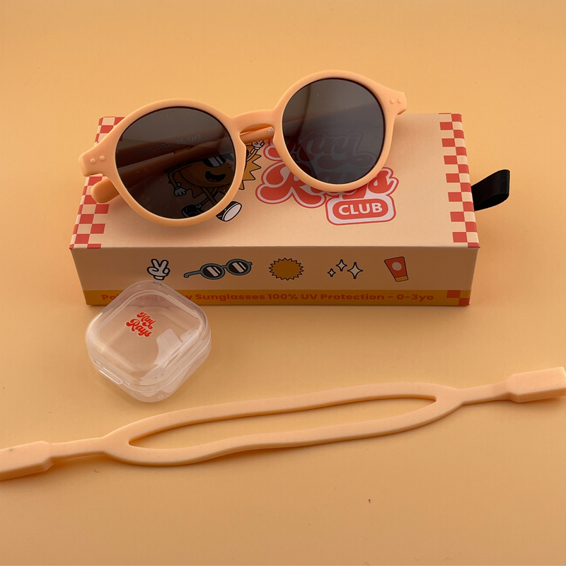 Peach Mini Rays Sunglasses