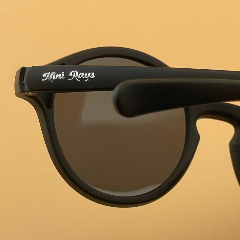 Black Mini Rays Sunglasses