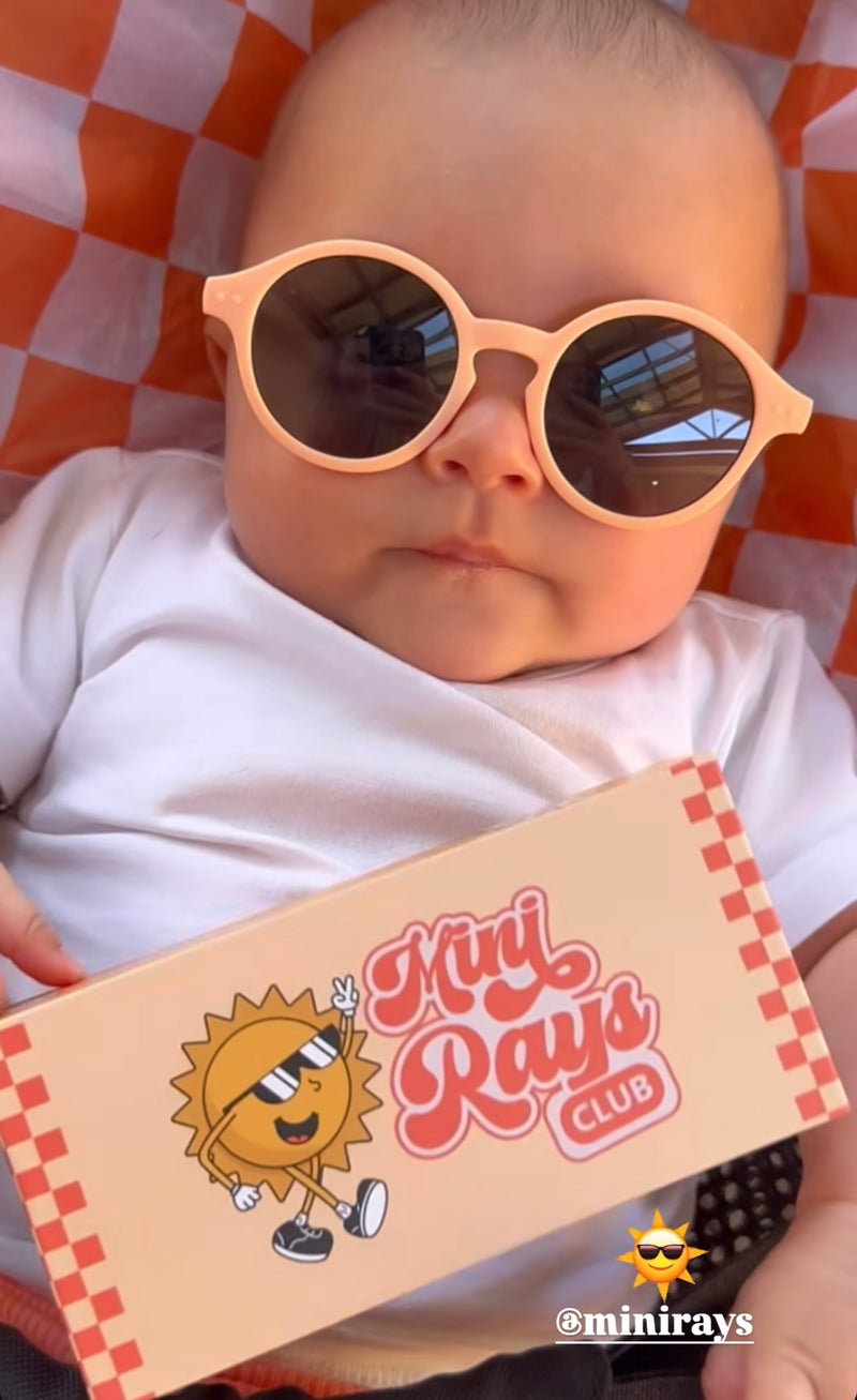 Peach Mini Rays Sunglasses