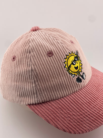 Pink Mini Rays Hat - Soft, Stylish & UV-Safe