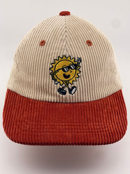 Orange Mini Rays Hat - Soft, Stylish & UV-Safe