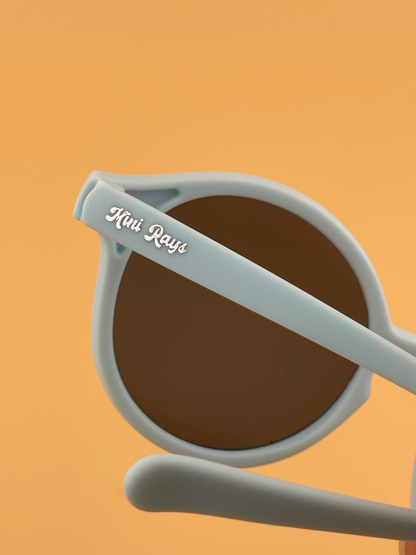 Light Blue Mini Rays ~ Baby Sunglasses (0–3 Years)