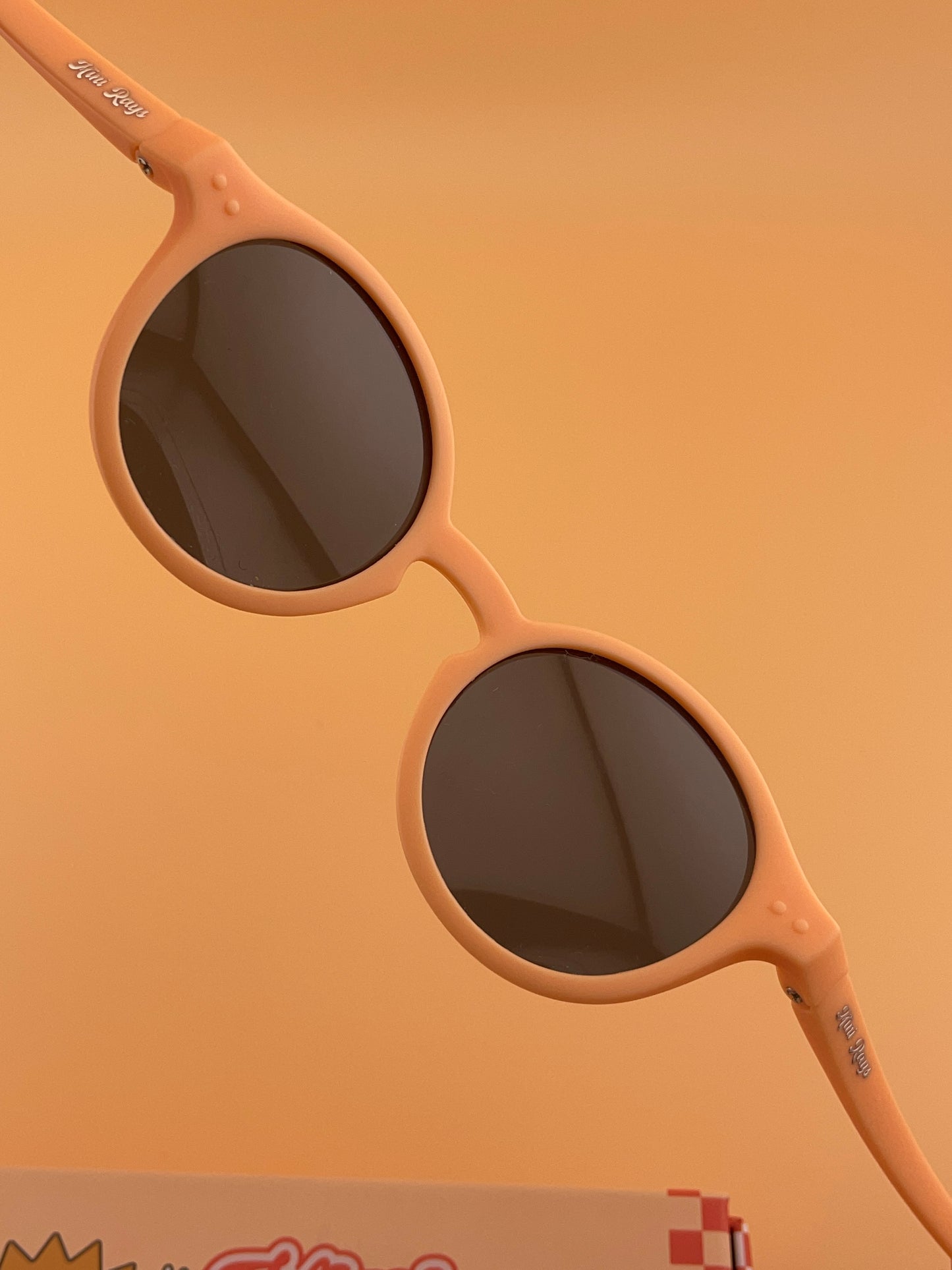 Peach Mini Rays ~ Baby Sunglasses (0–3 Years)