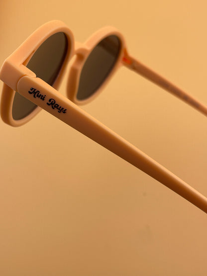 Peach Mini Rays ~ Baby Sunglasses (0–3 Years)