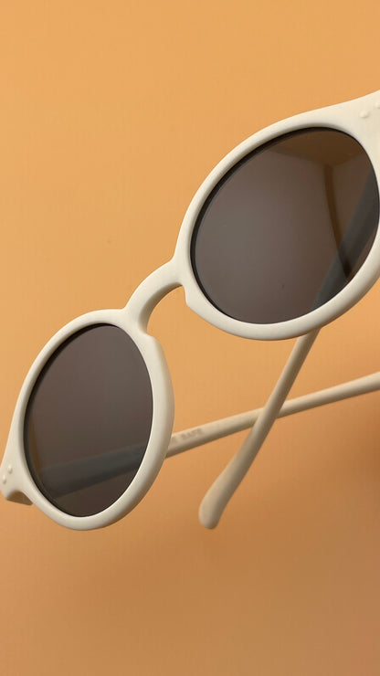 White Mini Rays ~ Baby Sunglasses (0–3 Years)