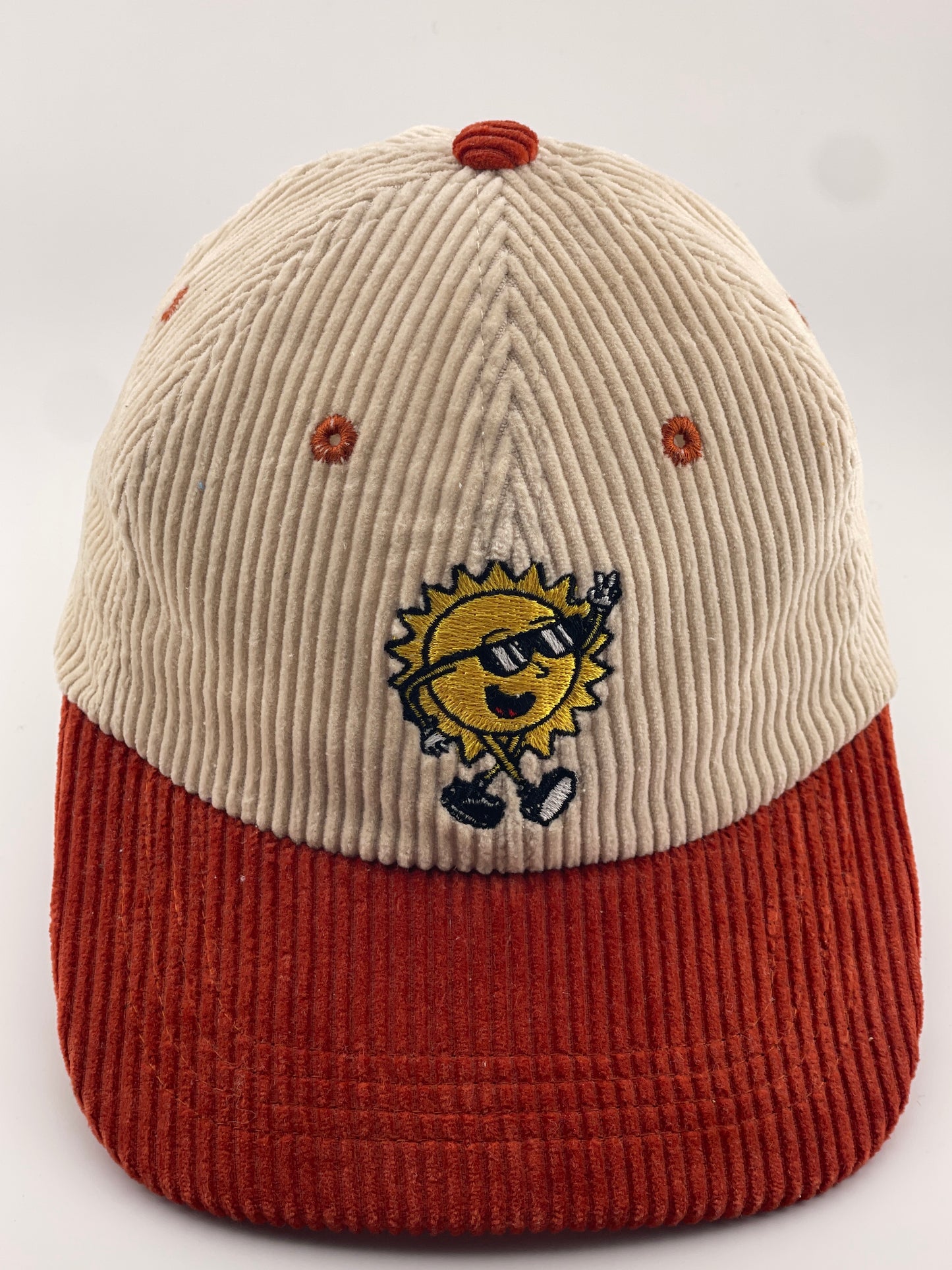 Orange Mini Rays Hat - Soft, Stylish & UV-Safe