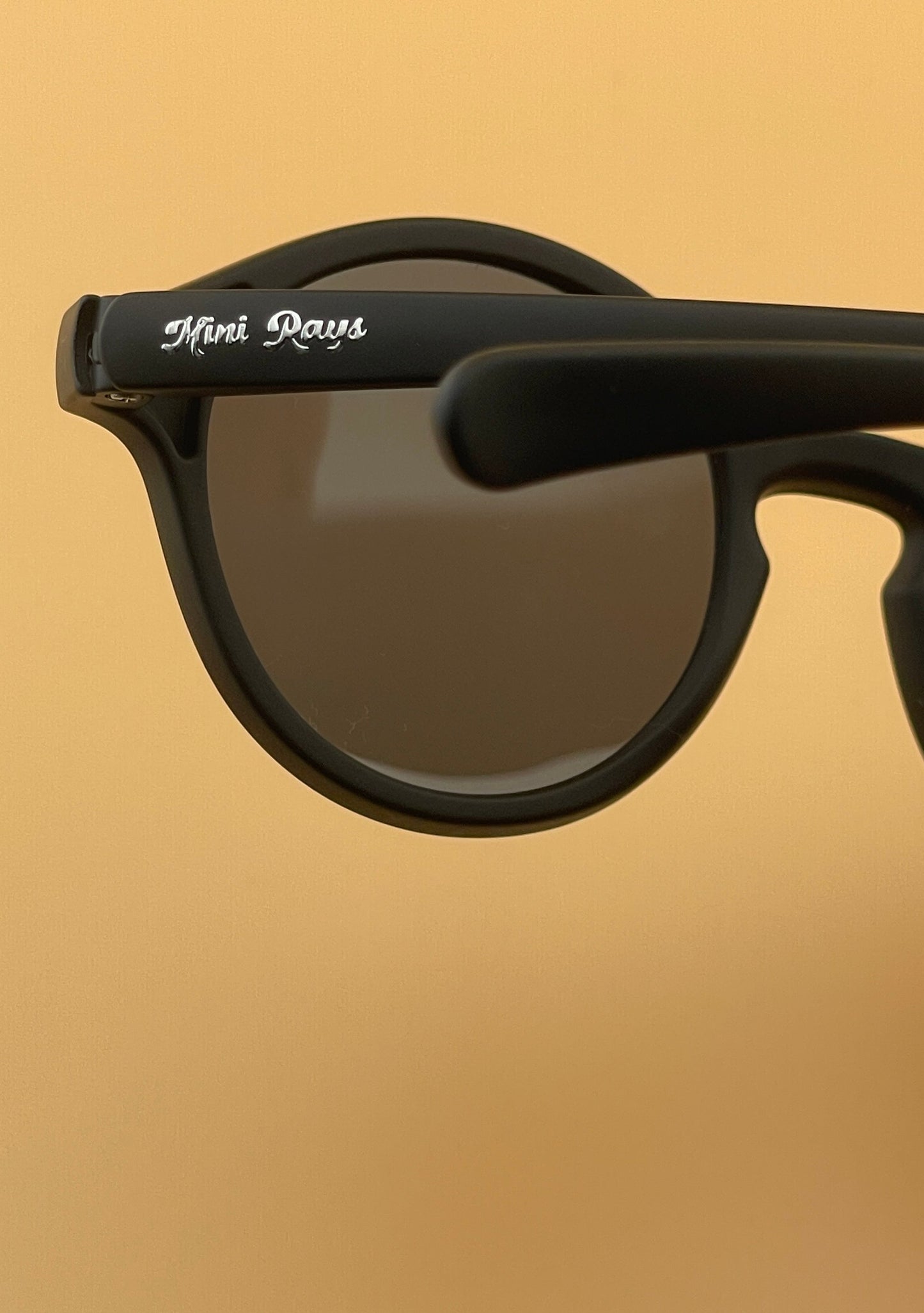 Black Mini Rays ~ Baby Sunglasses (0–3 Years)