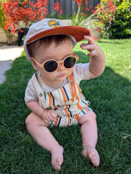 Peach Mini Rays Sunglasses