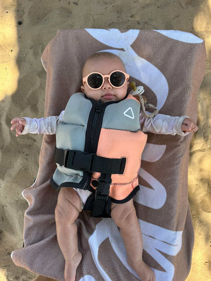 Peach Mini Rays Sunglasses