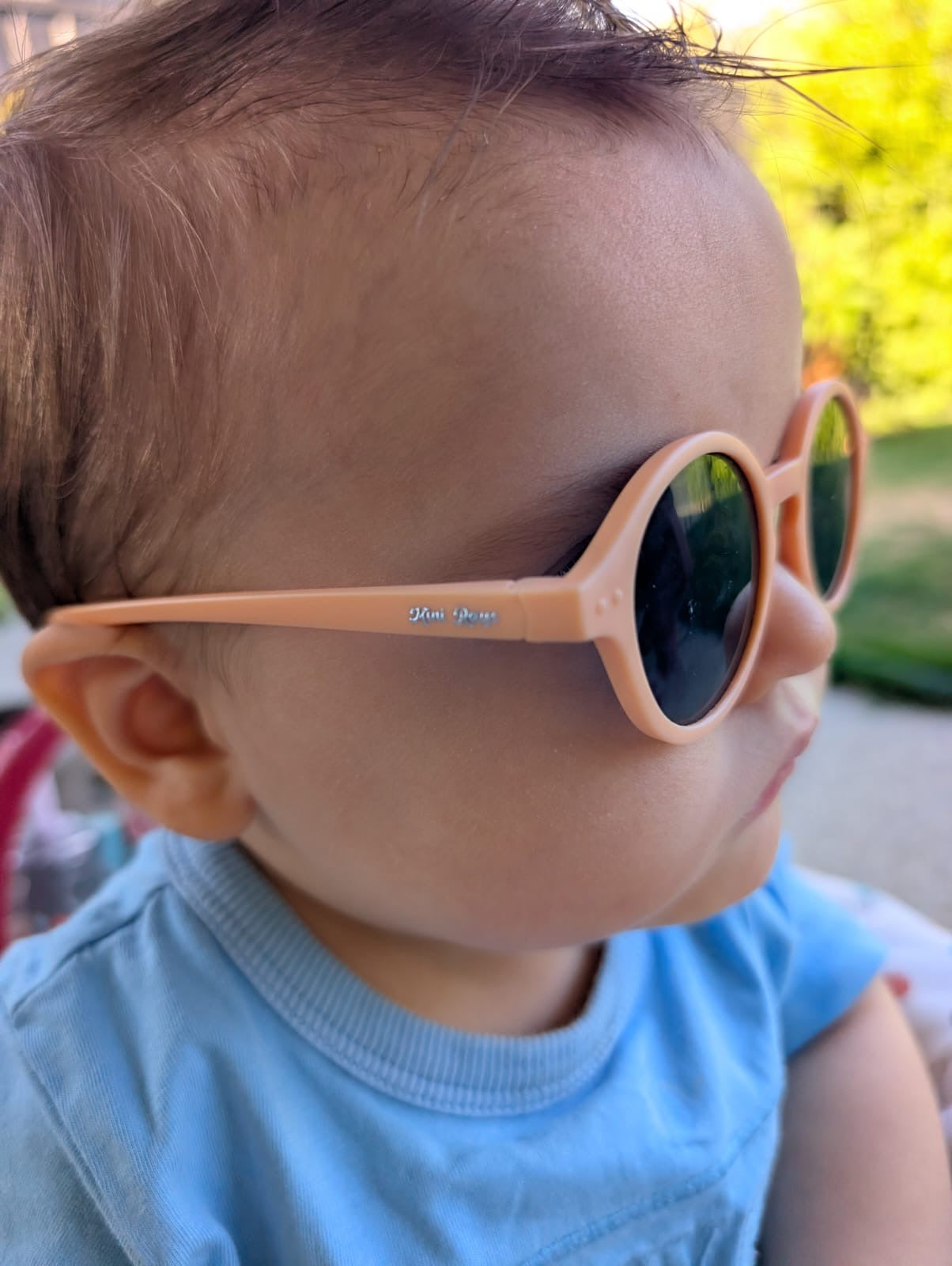 Peach Mini Rays Sunglasses